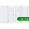 Ціноутворення Вікна 2300x1400 мм REHAU Euro 70 Білий (RAL 9016) з двох сторін. Ціна: ₴20,441.68