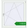 Ціноутворення Вікна 1090x1230 мм REHAU Brillant-Design Білий (RAL 9016) з двох сторін. Ціна: ₴11,853.49