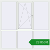 Ціноутворення Вікна 2300x2300 мм REHAU Euro 70 Білий (RAL 9016) з двох сторін. Ціна: ₴28,050.38