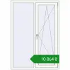 Ціноутворення Вікна 1150x1630 мм REHAU Brillant-Design Білий (RAL 9016) з двох сторін. Ціна: ₴10,863.67