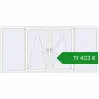 Ціноутворення Вікна 2950x1400 мм REHAU Euro 60 Білий (RAL 9016) з двох сторін. Ціна: ₴19,402.59