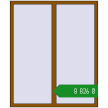 Ціноутворення Вікна 1250x1500 мм REHAU Euro 60 GOLDEN OAK з двох сторін. Ціна: ₴8,826.37