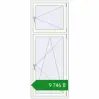 Ціноутворення Вікна 770x2010 мм REHAU Euro 60 Білий (RAL 9016) з двох сторін. Ціна: ₴9,745.76