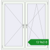 Ціноутворення Вікна 1450x1500 мм REHAU Brillant-Design Білий (RAL 9016) з двох сторін. Ціна: ₴13,960.00