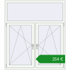Ціноутворення Вікна 1400x1600 мм REHAU Euro 60. Ціна: €253.92