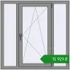 Ціноутворення Вікна 1200x1200 мм Altest Pony 375 RAL 9007 Grey aluminium з двох сторін. Ціна: ₴15,928.93