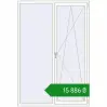 Ціноутворення Вікна 1500x2200 мм Altest Pony 375 RAL 9016 Traffic white з двох сторін. Ціна: ₴15,885.87