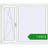 Ціноутворення Вікна 1400x1180 мм REHAU Euro 60 Білий (RAL 9016) з двох сторін. Ціна: ₴7,029.62