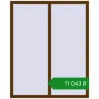 Ціноутворення Вікна 1300x1600 мм REHAU Euro 70 WALNUT з двох сторін. Ціна: ₴11,043.49
