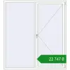 Ціноутворення Вікна 1800x1980 мм REHAU SYNEGO MD ANTHRACITE_GREY_STRUKTURAL ззовні. Ціна: ₴22,747.04
