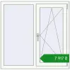 Ціноутворення Вікна 1100x1080 мм REHAU Euro 70 Білий (RAL 9016) з двох сторін. Ціна: ₴7,916.86
