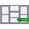 Ціноутворення Вікна 1800x1200 мм Altest Pony 375 RAL 9007 Grey aluminium з двох сторін. Ціна: ₴18,342.87