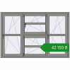 Ціноутворення Вікна 1800x1200 мм Altest Pony 375 RAL 9007 Grey aluminium з двох сторін. Ціна: ₴42,150.28