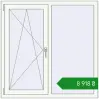 Ціноутворення Вікна 1200x1200 мм REHAU Brillant-Design Білий (RAL 9016) з двох сторін. Ціна: ₴8,917.95