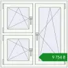 Ціноутворення Вікна 1000x1000 мм REHAU Euro 60 Білий (RAL 9016) з двох сторін. Ціна: ₴9,753.94