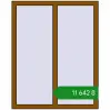 Ціноутворення Вікна 1000x1250 мм REHAU SYNEGO MD GOLDEN OAK з двох сторін. Ціна: ₴11,641.80