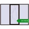 Ціноутворення Вікна 2700x2000 мм REHAU SYNEGO MD BLACK_BROWN з двох сторін. Ціна: ₴34,042.84