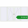 Ціноутворення Вікна 2750x1490 мм REHAU Euro 60 Білий (RAL 9016) з двох сторін. Ціна: ₴15,531.61