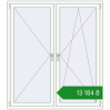 Ціноутворення Вікна 1500x1700 мм REHAU Euro 70 Білий (RAL 9016) з двох сторін. Ціна: ₴13,184.38