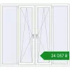 Ціноутворення Вікна 2000x1800 мм Altest Pony 375 RAL 9016 Traffic white з двох сторін. Ціна: ₴24,057.46