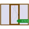 Ціноутворення Вікна 2080x1570 мм REHAU Brillant-Design GOLDEN OAK з двох сторін. Ціна: ₴32,752.26