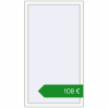 Ціноутворення Вікна 845x1530 мм REHAU Euro 70. Ціна: €108.00