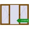 Ціноутворення Вікна 2200x1600 мм REHAU Euro 70 GOLDEN OAK з двох сторін. Ціна: ₴27,803.01
