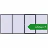 Ціноутворення Вікна 5000x2100 мм REHAU Euro 70 ANTHRACITE_GREY_STRUKTURAL з двох сторін. Ціна: ₴68,576.13