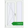 Ціноутворення Вікна 800x1200 мм REHAU Euro 70 Білий (RAL 9016) з двох сторін. Ціна: ₴7,840.09