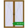 Ціноутворення Вікна 1700x2300 мм REHAU Brillant-Design LIGHT_OAK з двох сторін. Ціна: ₴40,050.50