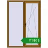Ціноутворення Вікна 1250x1750 мм REHAU Euro 70 LIGHT_OAK з двох сторін. Ціна: ₴17,579.61