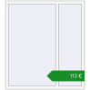 Ціноутворення Вікна 1300x1450 мм REHAU Euro 60. Ціна: €113.29
