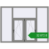 Ціноутворення Вікна 2000x1500 мм Altest Pony 375 RAL 9007 Grey aluminium з двох сторін. Ціна: ₴32,871.60