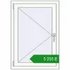 Ціноутворення Вікна 700x1000 мм REHAU Euro 70 Білий (RAL 9016) з двох сторін. Ціна: ₴5,255.11