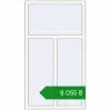 Ціноутворення Вікна 930x1650 мм REHAU Brillant-Design Білий (RAL 9016) з двох сторін. Ціна: ₴8,054.74