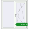 Ціноутворення Вікна 1100x1200 мм REHAU Euro 70 Білий (RAL 9016) з двох сторін. Ціна: ₴7,994.13