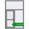 Ціноутворення Вікна 1000x1500 мм Altest Pony 375 RAL 9007 Grey aluminium з двох сторін. Ціна: ₴17,005.49