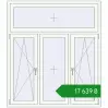 Ціноутворення Вікна 1500x1700 мм REHAU Euro 70 Білий (RAL 9016) з двох сторін. Ціна: ₴17,638.65