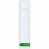 Ціноутворення Вікна 520x2280 мм REHAU Euro 60 Білий (RAL 9016) з двох сторін. Ціна: ₴4,103.01