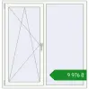 Ціноутворення Вікна 1350x1400 мм REHAU Euro 70 Білий (RAL 9016) з двох сторін. Ціна: ₴9,975.98