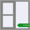 Ціноутворення Вікна 1200x1200 мм Altest Pony 375 RAL 9007 Grey aluminium з двох сторін. Ціна: ₴9,830.52