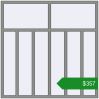 Ціноутворення Вікна 1800x1800 мм Altest Pony 375 RAL 9007 Grey aluminium з двох сторін. Ціна: $357.18