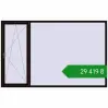 Ціноутворення Вікна 2780x1750 мм REHAU SYNEGO MD BLACK_BROWN з двох сторін. Ціна: ₴29,419.25