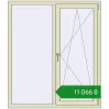 Ціноутворення Вікна 1300x1500 мм REHAU Euro 60 PEARL_WHITE_BEIGE_52L-2 з двох сторін. Ціна: ₴11,066.49