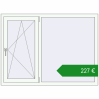 Ціноутворення Вікна 1500x1100 мм REHAU Brillant-Design Білий (RAL 9016) з двох сторін. Ціна: €226.83