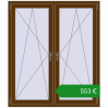 Ціноутворення Вікна 1300x1500 мм REHAU Brillant-Design. Ціна: €552.85