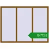 Ціноутворення Вікна 2000x1500 мм REHAU Euro 70 GOLDEN OAK з двох сторін. Ціна: ₴15,772.32