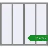 Ціноутворення Вікна 2000x1800 мм Altest Pony 375 RAL 9007 Grey aluminium з двох сторін. Ціна: ₴16,454.84