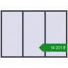 Ціноутворення Вікна 2400x1700 мм REHAU Euro 60 ANTHRACITE_GREY_STRUKTURAL з двох сторін. Ціна: ₴14,201.16