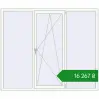 Ціноутворення Вікна 2070x1740 мм REHAU Euro 70 Білий (RAL 9016) з двох сторін. Ціна: ₴16,266.85
